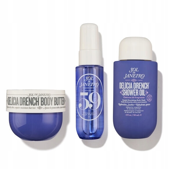 Set de ingrijire Sol De Janeiro, Delicia Drench Jet, 3 bucati, unt