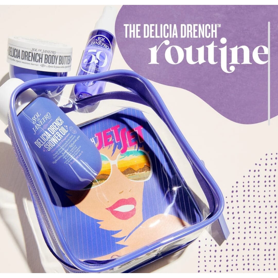 Set de ingrijire Sol De Janeiro, Delicia Drench Jet, 3 bucati, unt