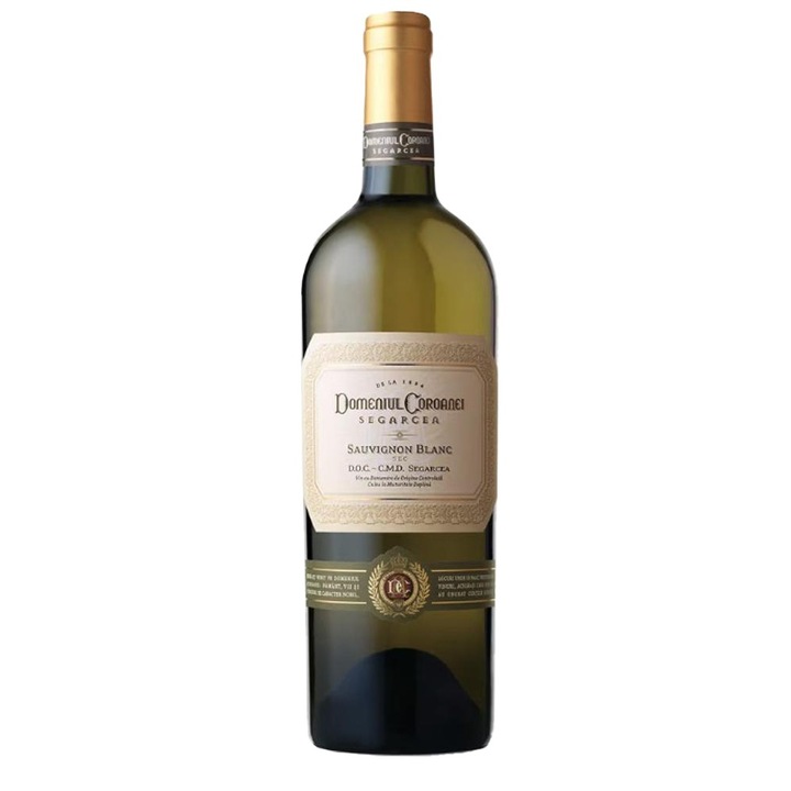 Vin Domeniul Coroanei Segarcea Sauvignon Blanc, Alb Sec, 0.75 l