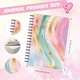 Set agenda DIY START MAKERS, 240x180mm, pentru fete si baieti, materiale de scrapbooking si jurnalizare