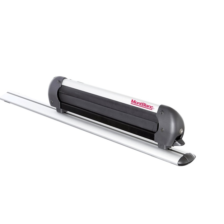 Suport pentru 4 perechi de schiuri Mont Blanc Ridge cu fixare pe bare transversale, Argintiu