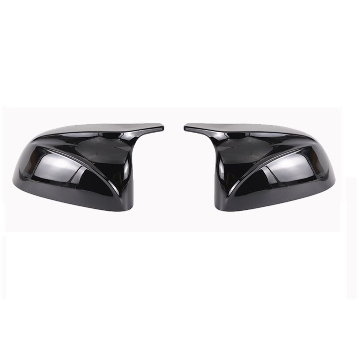 Capace oglinda compatibile cu BMW X3 G01 2020->, BMW X4 G02 2020->, Negru lucios M-Design, cu clipsuri, inlocuiesc capacele originale, CED AUTO TRADE