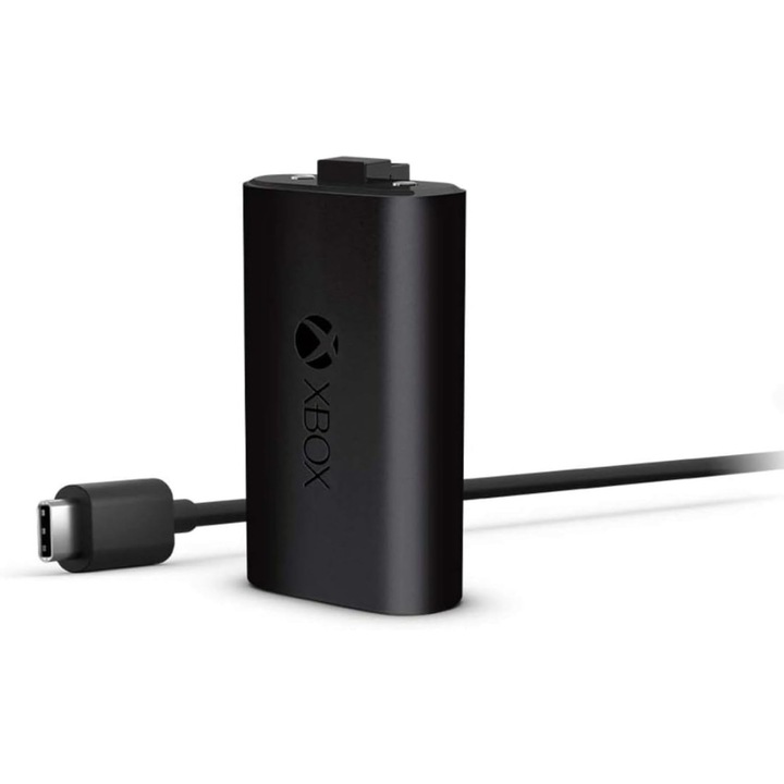 Зарядно устройство за геймпад, Special MR, съвместимо с Microsoft Xbox Series X/S, комплект с 2,7 m USB-C кабел, черно
