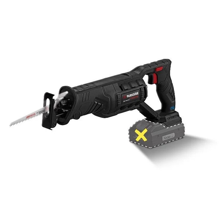Ferastrau sabie cu acumulator PSSAP 20 Li D5 PARKSIDE PERFORMANCE® – fara acumulator si incarcator