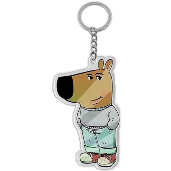 Kulcstartó, akril, Just a Chill Guy mém