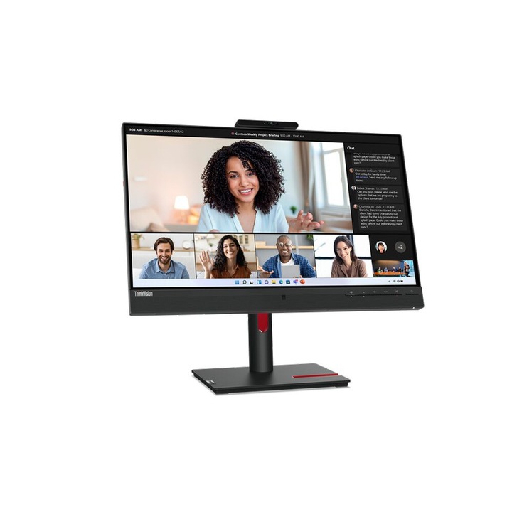 Monitor 23,8 hüvelykes LED Lenovo ThinkVision T24mv-30 1920 x 1080 pixel, 75 Hz, 6 ms, fekete
