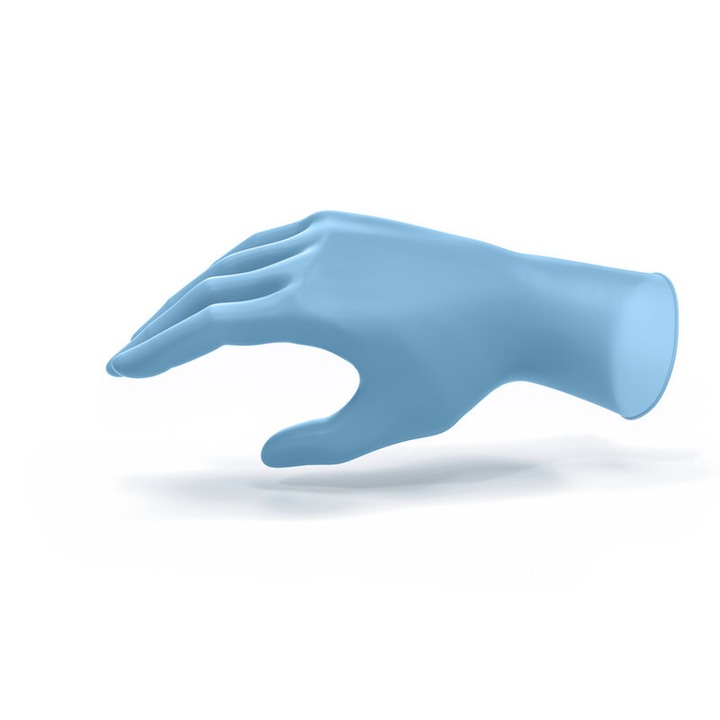 Set Manusi Nitril Microflex Ansell 100 buc Blue Marime M