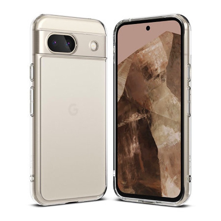 Husa TPU High Clear compatibila cu Google Pixel 9a, OPTIM SOLUTION, Diamond Design, Lightweight TPU Bumper Case, Shock Absorption, Unique Long-lasting Anti-Yellowing Tech, Transparenta