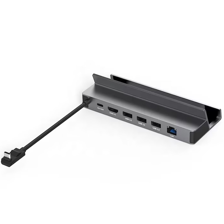 Конзолна зарядна станция, Special MR, 6 в 1, 3 USB 3.0, HDMI 4K, 100W, компактна, 0.16m