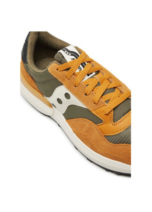 Pantofi barbati, Saucony, 70227, Piele naturala, Verde/Maro, 46 EU