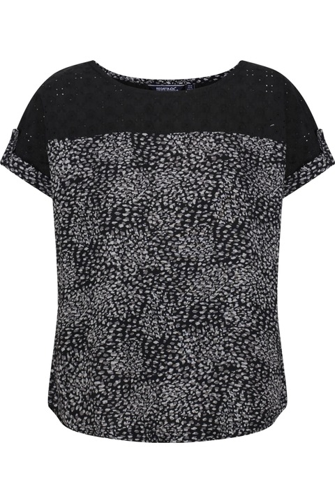 Női Jaida Regatta póló, fekete, Fekete