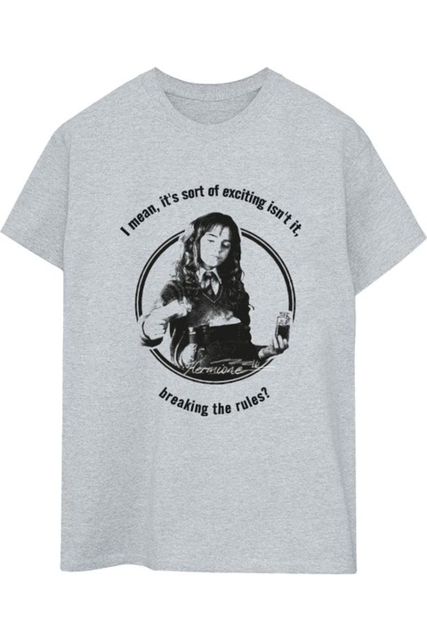 Harry Potter Breaking The Rules női póló, sportszürke, Antracitszürke