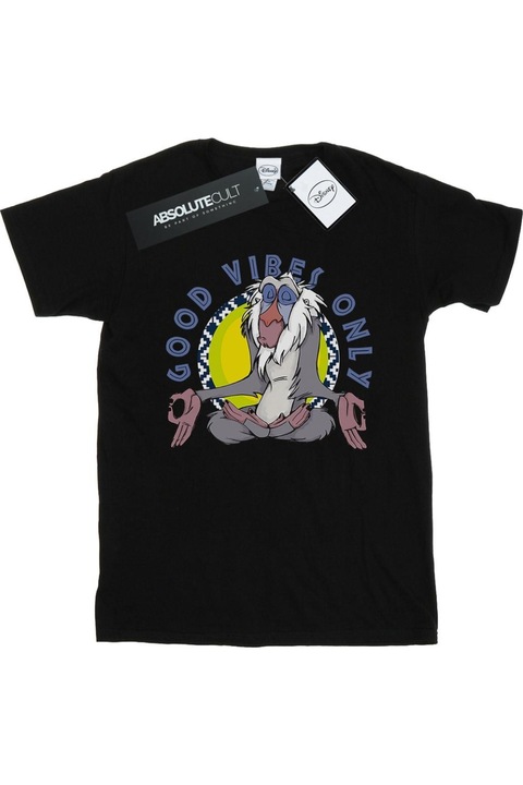 Disney The Lion King Good Vibes Only noi polo, fekete, Fekete
