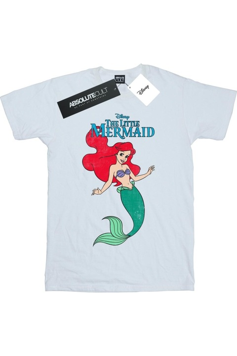 Disney The Little Mermaid női póló, fehér, Fehér