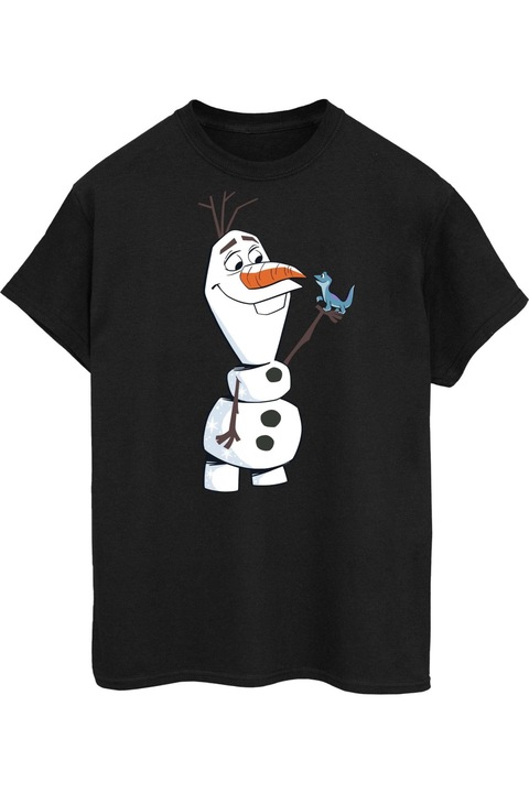 Disney Frozen 2 női póló, fekete, Fekete