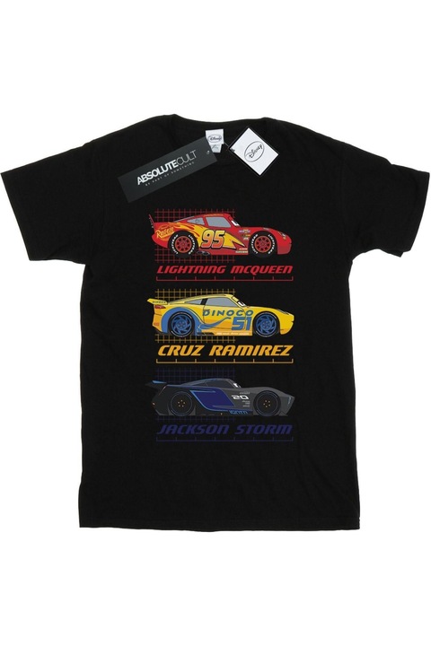 Disney Cars noi polo, fekete