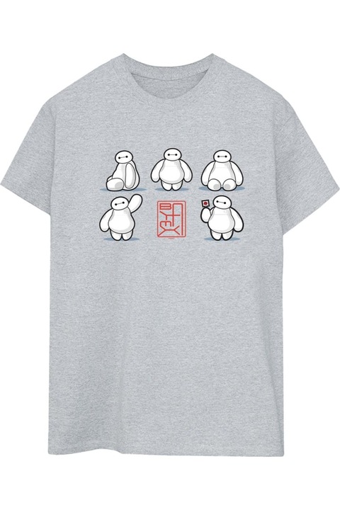 Disney Big Hero 6 női póló, sportszürke, Antracitszürke