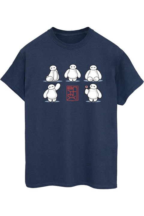 Disney Big Hero 6 női póló, sötétkék, Tengerészkék