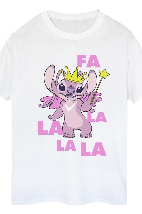 Disney Angel Fa La La női póló, fehér, Fehér