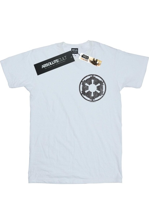 Star Wars The Mandalorian Galactic Empire férfi póló, fehér, Fehér