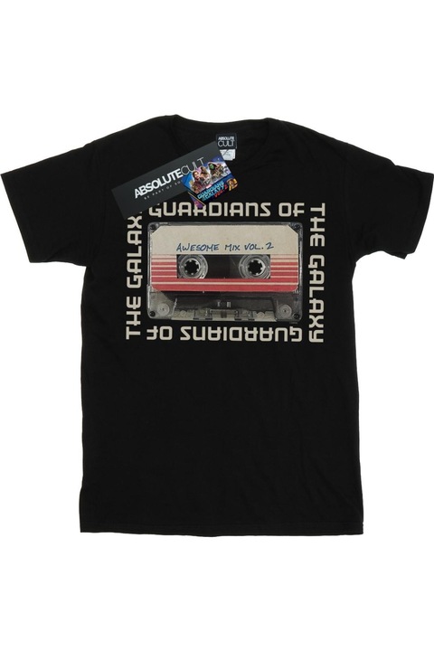 Póló Marvel Guardians Of The Galaxy Awesome Mix Vol. 2 férfi, fekete, Fekete