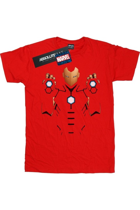 Marvel férfi póló, piros, Piros