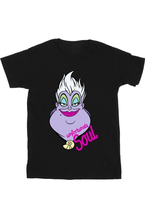 Disney Unfortunate Soul férfi póló, fekete, Fekete