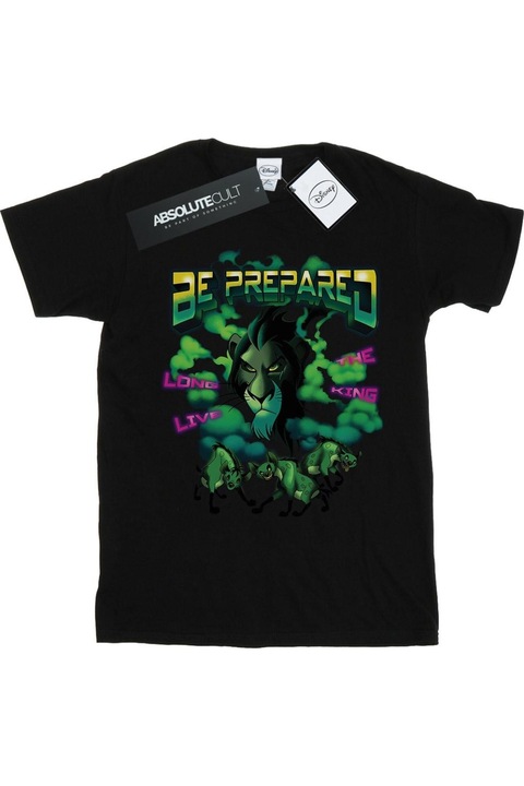 Póló Disney The Lion King Éljen a király férfiak, fekete, Fekete