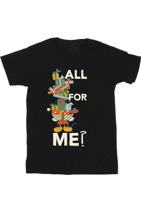 A Disney bemutatja az All For Me férfi pólót, fekete, Fekete