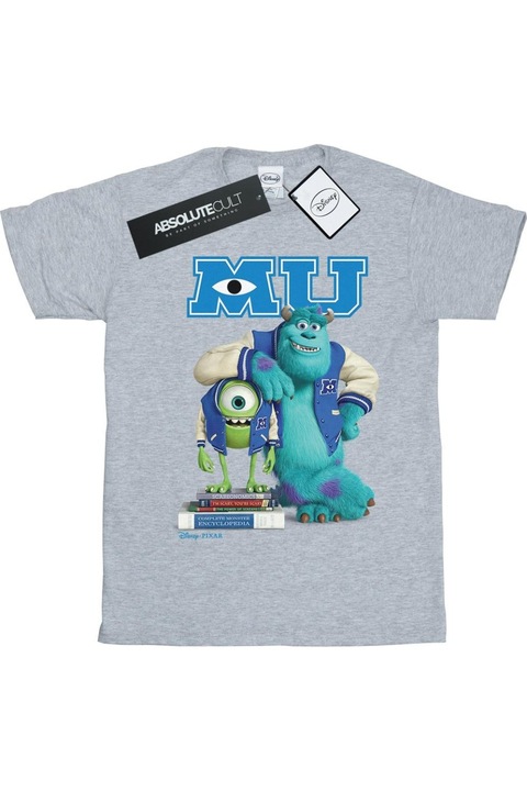 Disney Monsters University férfi póló, sportszürke, Antracitszürke