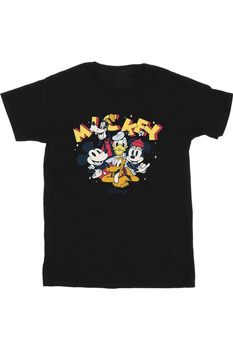 Disney férfi póló, fekete S INTL