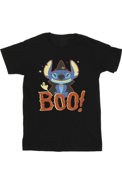 Disney Boo póló! Férfiak, fekete, Fekete