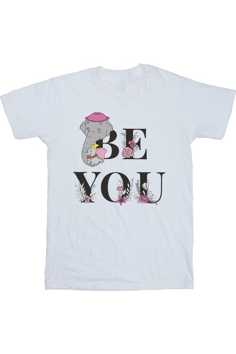 Disney Be You férfi póló, fehér, Fehér