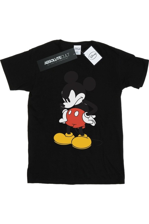 Disney Angry Look Down férfi póló, fekete, Fekete