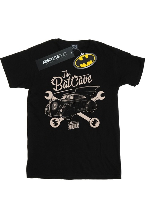 DC Comics The Original Mancave férfi póló, fekete, Fekete