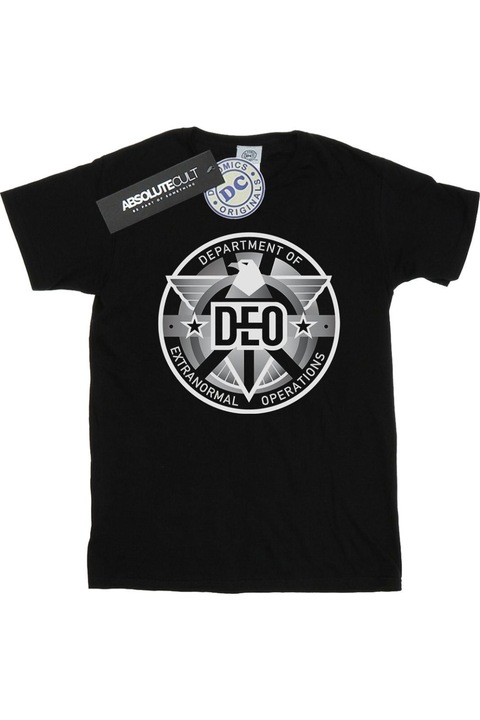 Ferfi DC szuperhos polo, Fekete