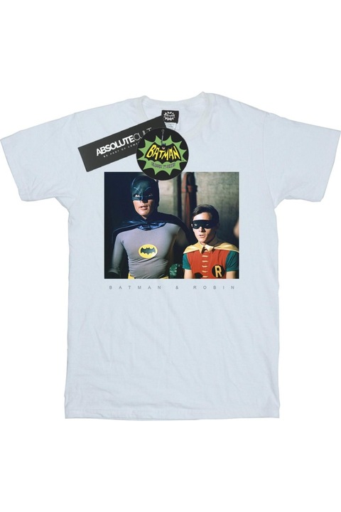 Póló DC Comics Batman TV sorozat Dynamic Duo Férfi, fehér, Fehér