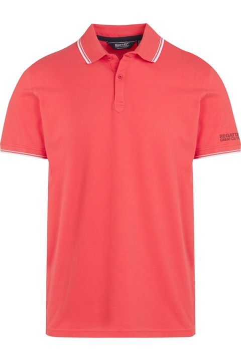 Tadeo Férfi Regatta pólóing, égpiros/fehér 2XL INTL