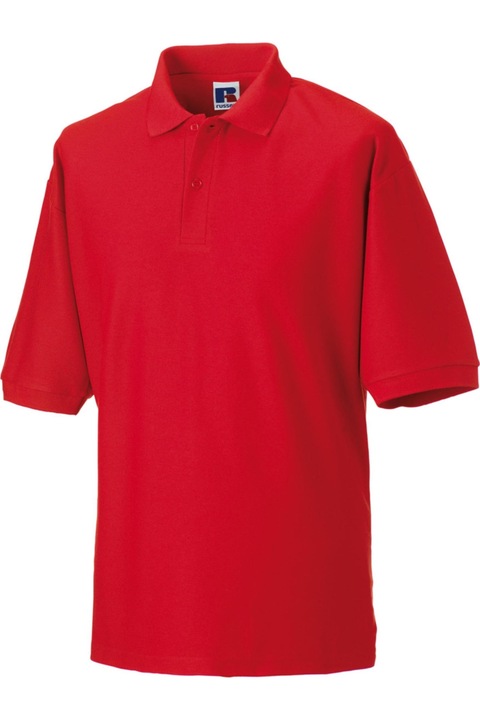 Jerzees Colors ferfi polo, elenkpiros, Piros