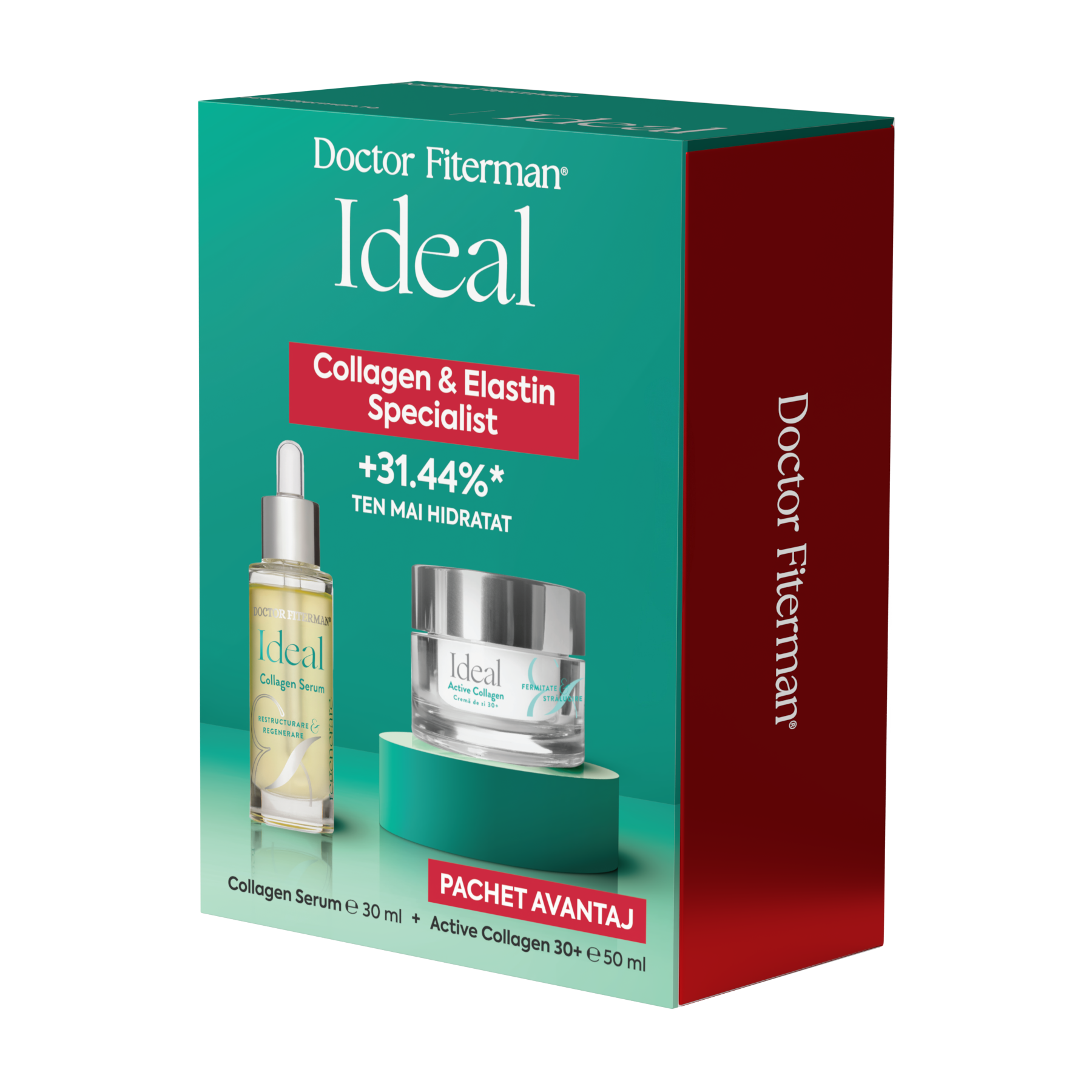 Pachet Fiterman: Serum restructurant, 30 ml + Crema de zi 30+, 50 ml