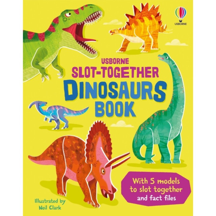 Slot-together Dinosaurs Book - Abigail Wheatley