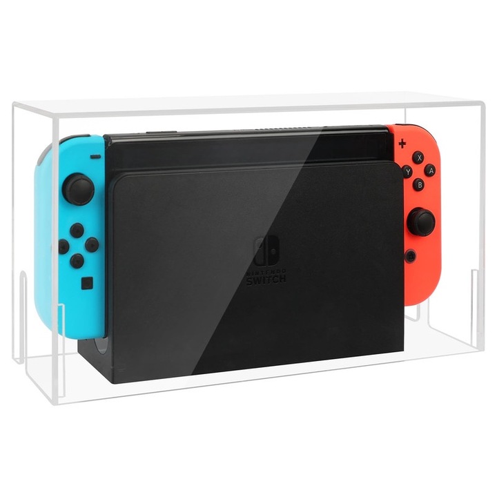 Átlátszó védőtok Nintendo Switch-hez, 25,6x70x13,6cm, 1 db-os készlet