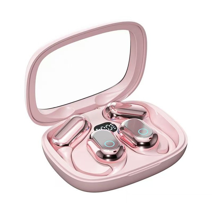 T25 vezeték nélküli nyelvi fordító fejhallgató, vezeték nélküli, 144 nyelv, rózsaszín