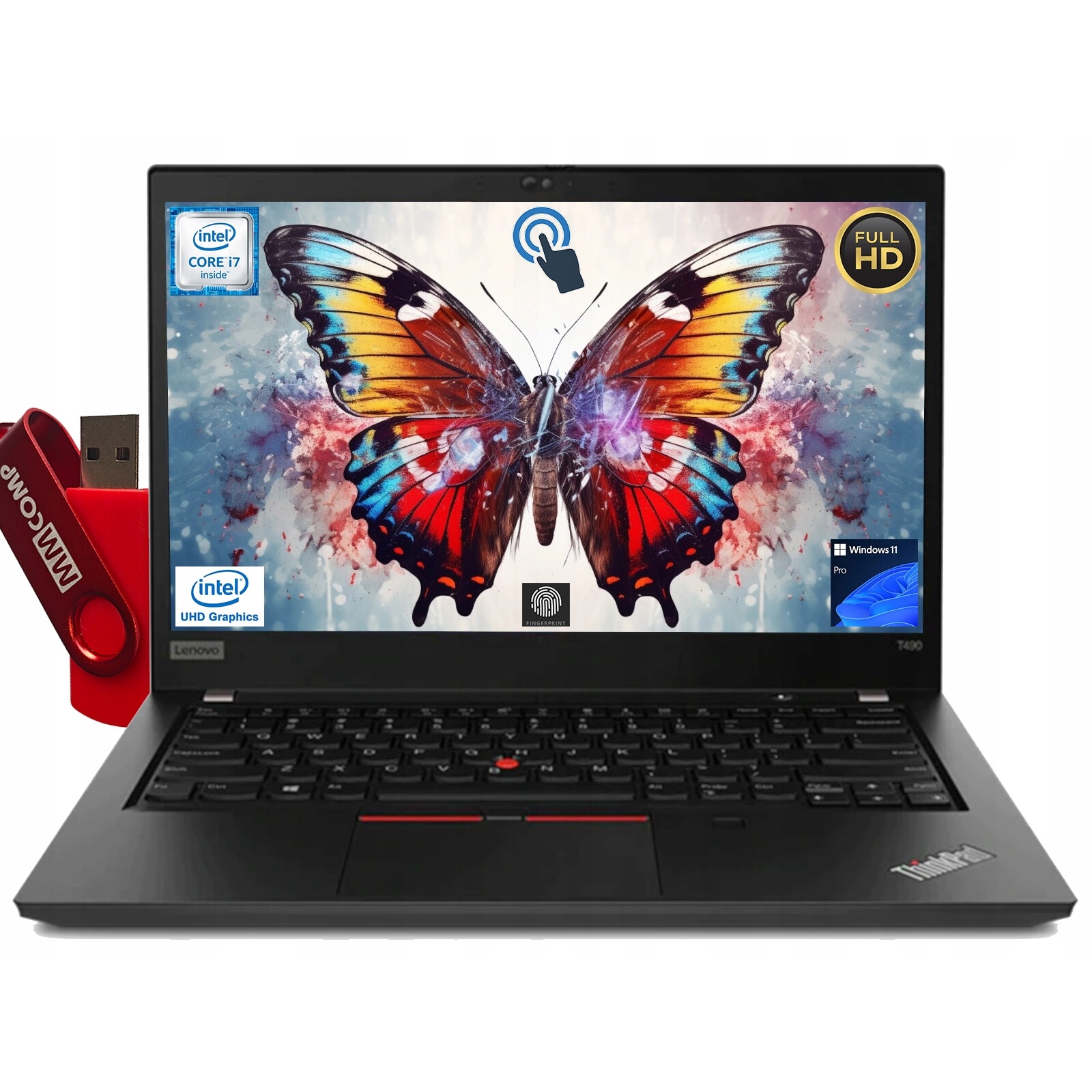 ThinkPad　T490s core i 7 16GB 512GB LENOVO T490s 20NX001QTX i7-8565U 16GB/512GB 14,0'' W10P | Kurumsal IT