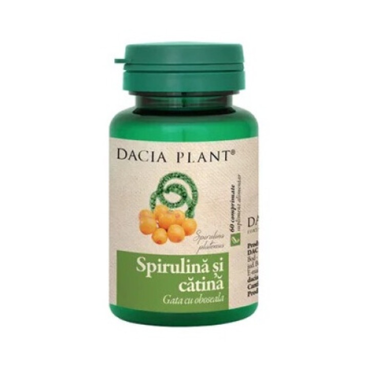 Spirulina si catina, 60 de comprimate