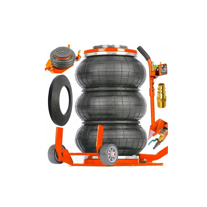 Cric auto pneumatic, 3.5 T, Majster Polska MP0500