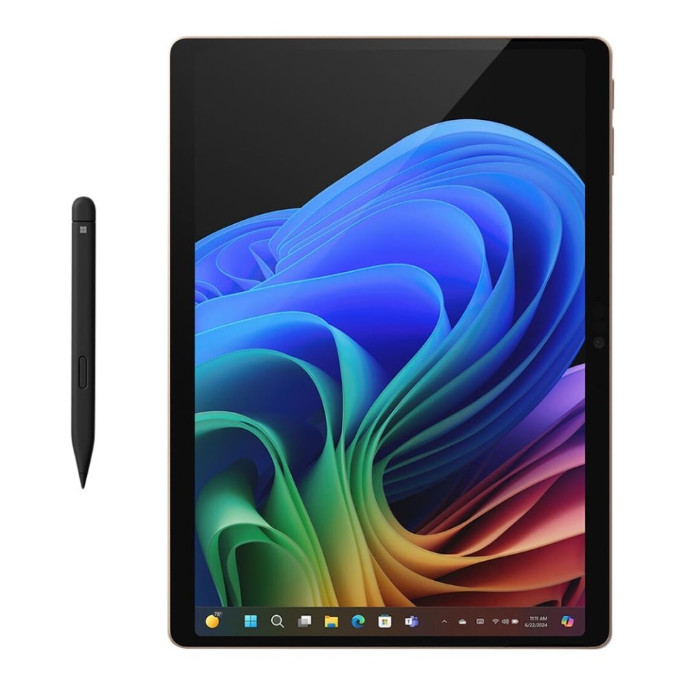 Tableta Microsoft Surface Pro 11, Qualcomm Snapdragon X Plus, 13 inch, 16GB RAM, 512GB SSD, Windows 11 Copilot+, Dune-Auriu