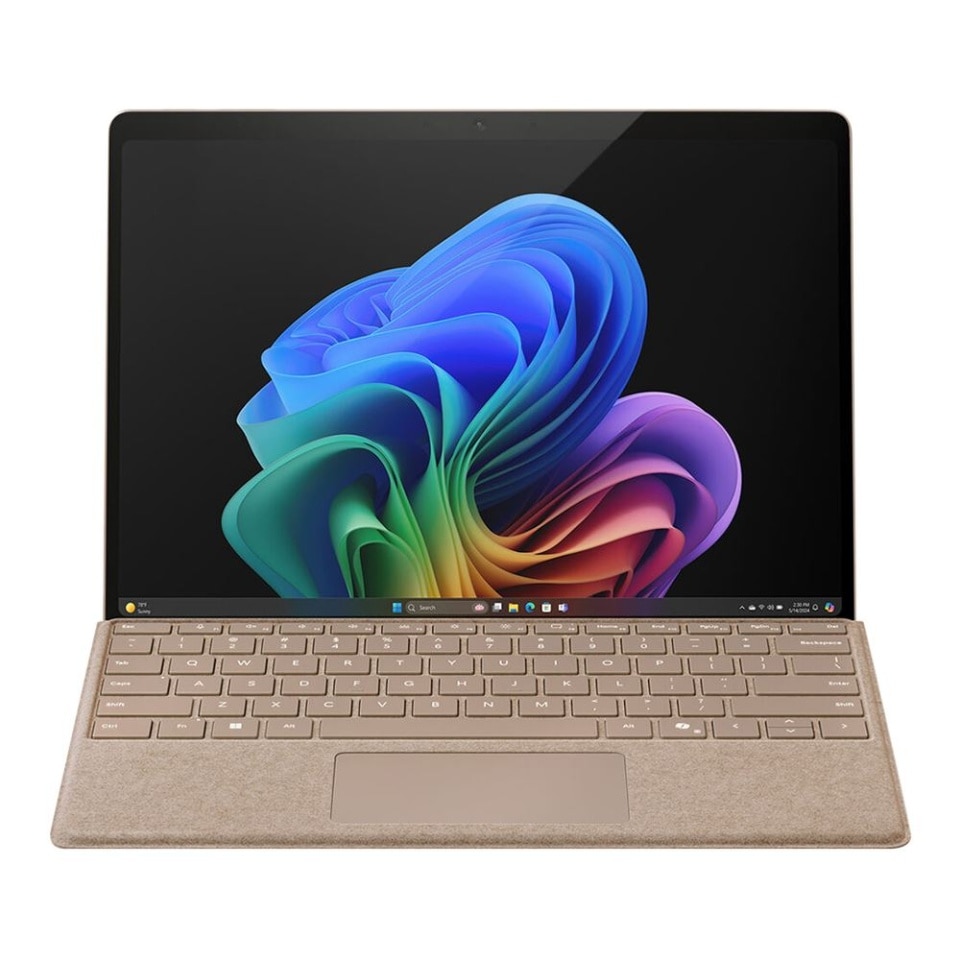 Tableta Microsoft Surface Pro 11, Qualcomm Snapdragon X Plus, 13 inch, 16GB RAM, 512GB SSD, Windows 11 Copilot+, Dune-Auriu