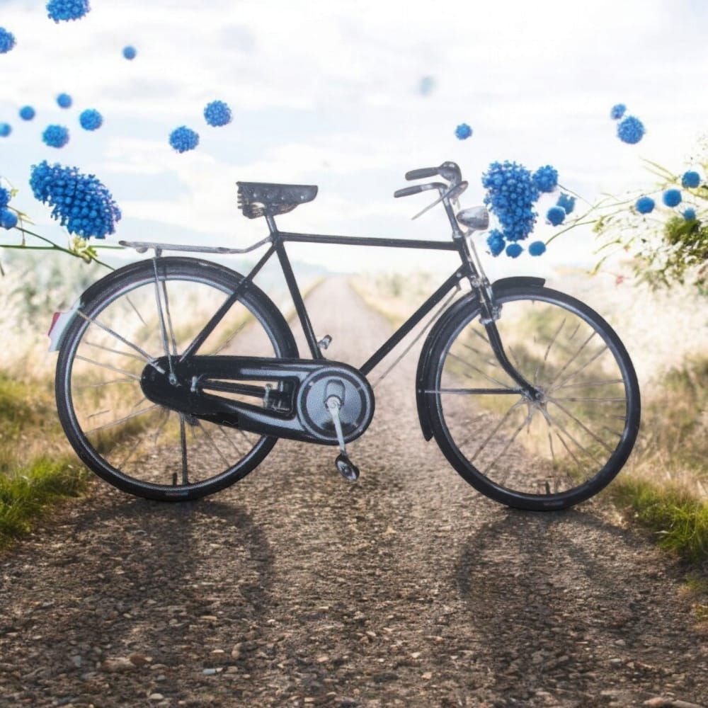 Bicicleta de Metal Retro, Demontabila, 52 piese, cu Accesorii