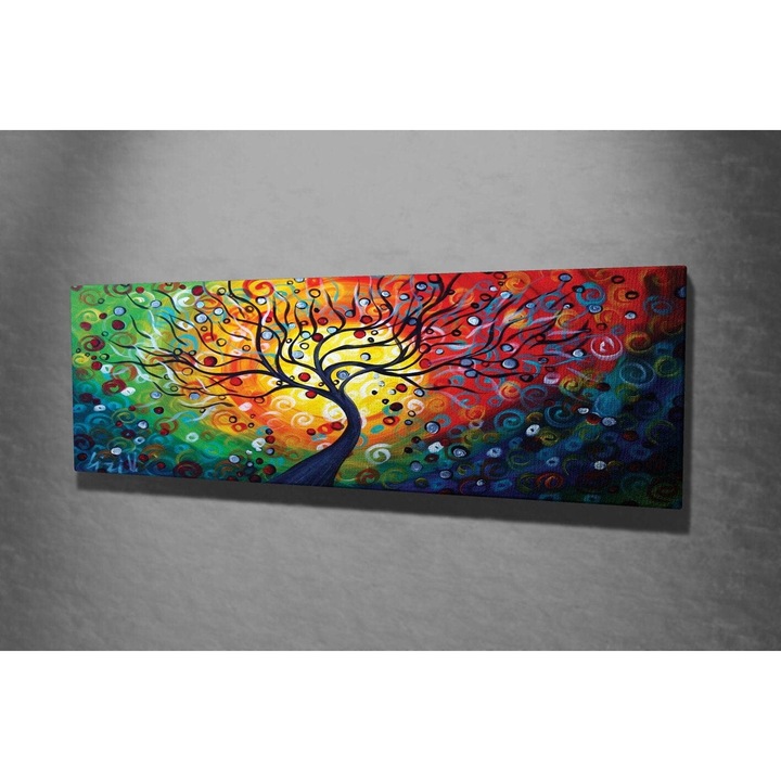 Картина върху платно Picsie Rainbow PC197 Многоцветна, 80 x 30 см